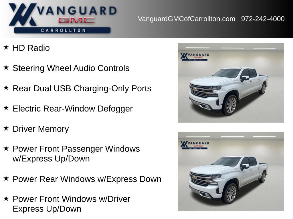 Used 2019 Chevrolet Silverado 1500 High Country w/ Trailer Camera Package AWD/4WD image 10