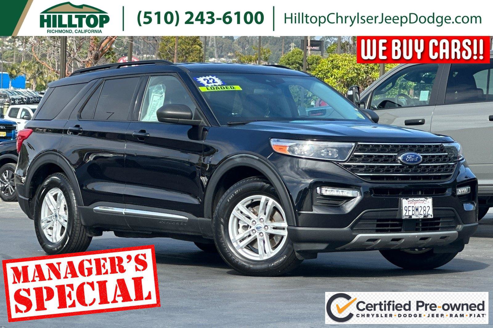 Used 2022 Ford Explorer XLT w/ Equipment Group 202A