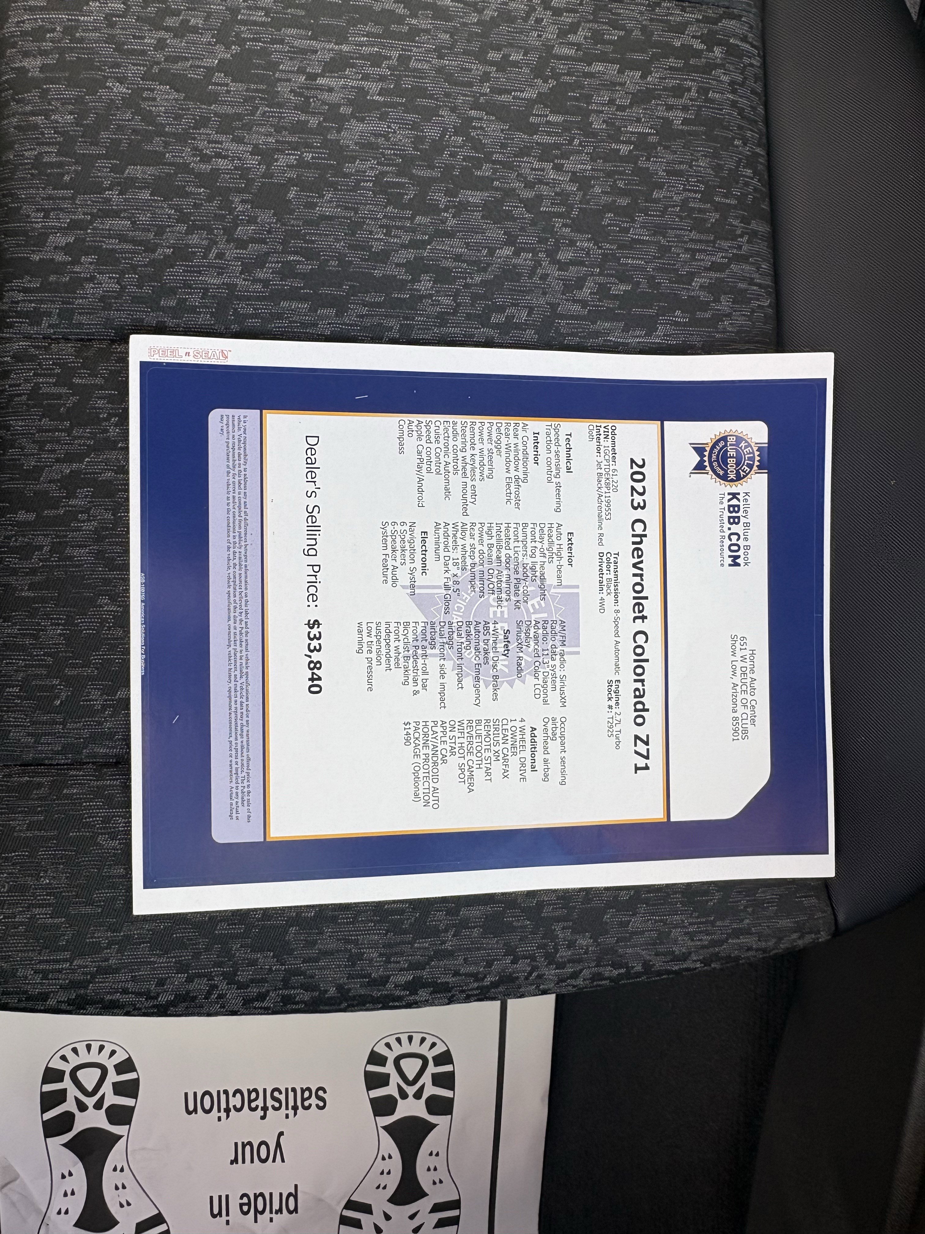 Used 2023 Chevrolet Colorado Z71 AWD/4WD image 29