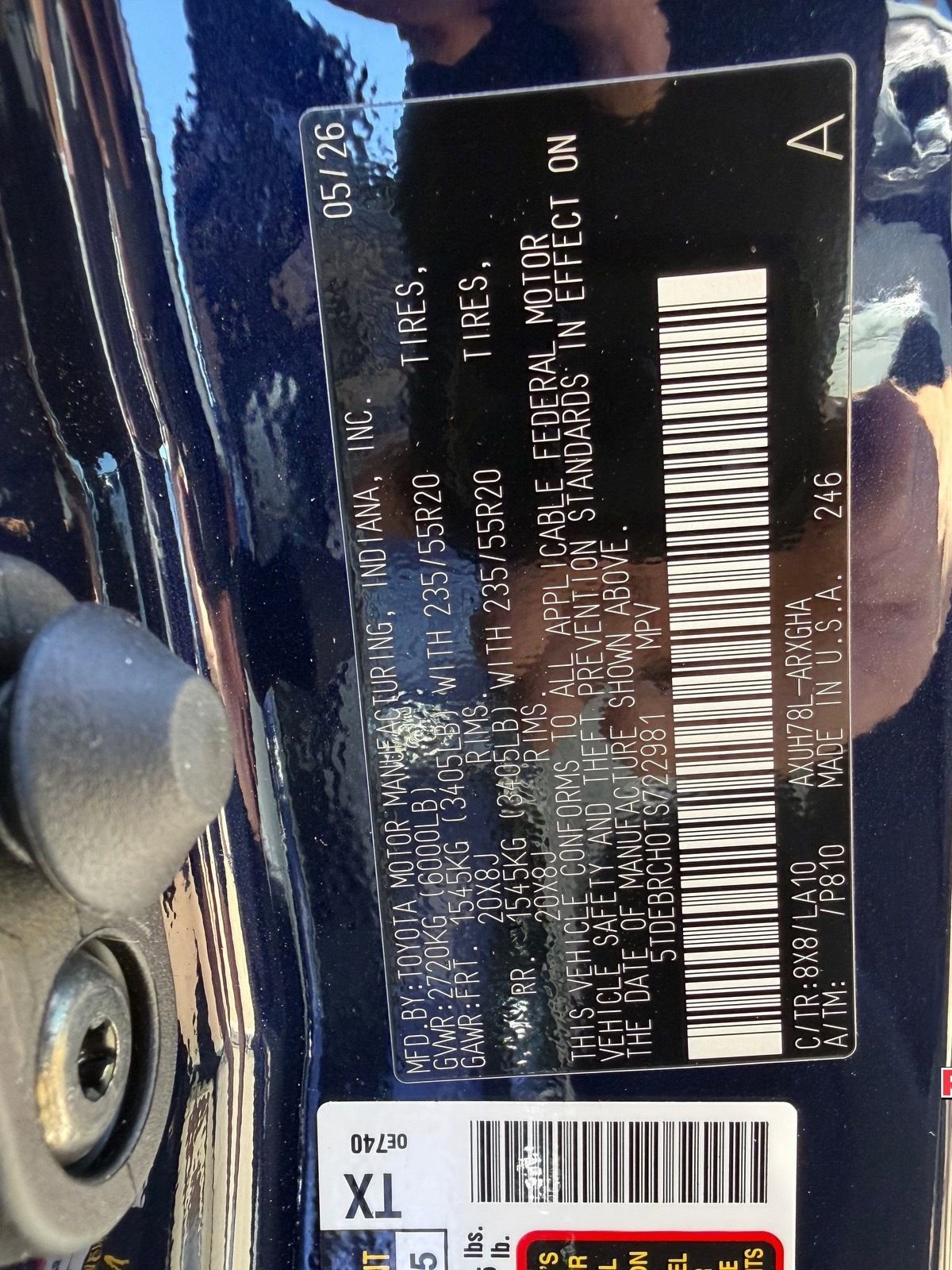 New 2026 Toyota Highlander Platinum AWD/4WD image 23