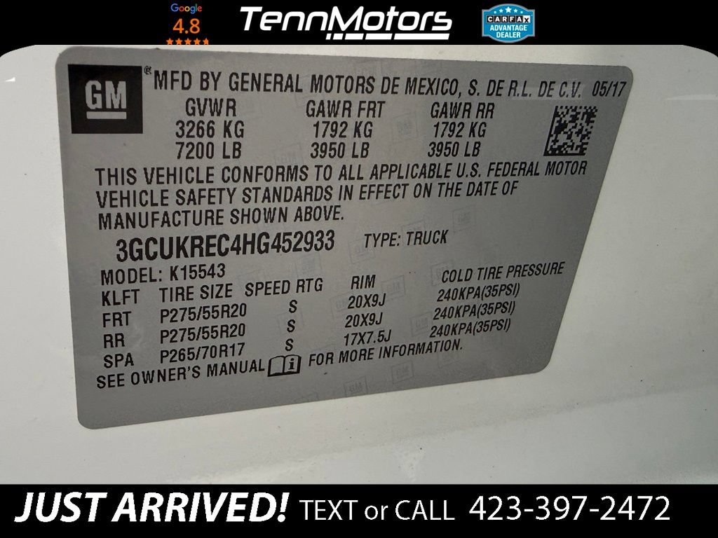 Used 2017 Chevrolet Silverado 1500 LT w/ All Star Edition AWD/4WD image 27