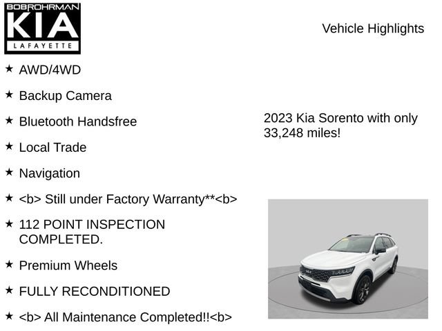 Used 2023 Kia Sorento X-Line EX AWD/4WD image 7