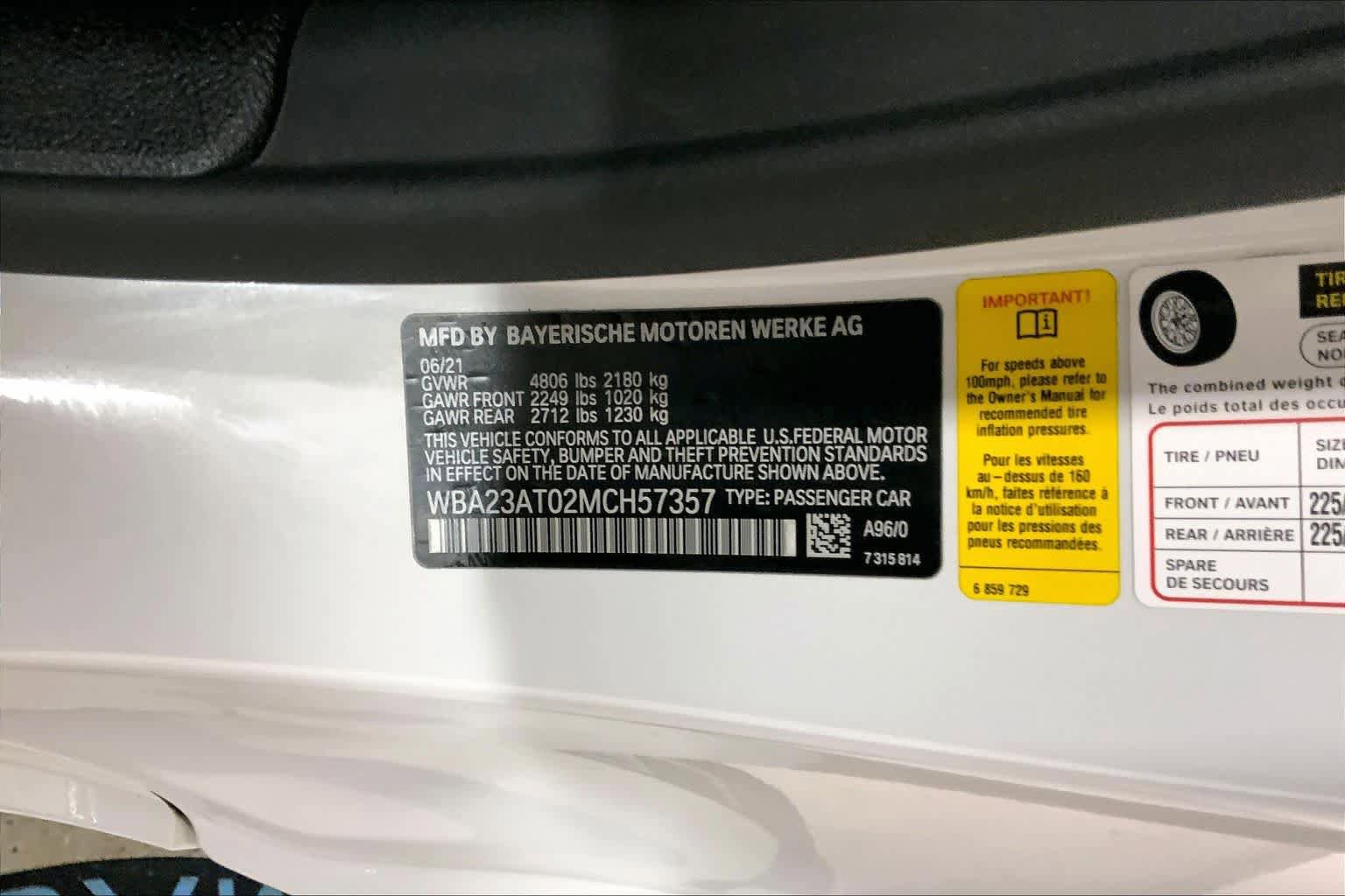 Used 2021 BMW 430i Convertible w/ M Sport Package RWD image 32