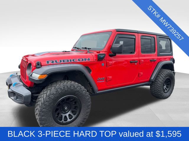 Used 2021 Jeep Wrangler Unlimited Rubicon 4xe w/ Cold Weather Group image 3