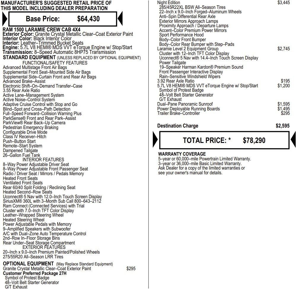 New 2026 RAM 1500 Laramie w/ Night Edition image 2