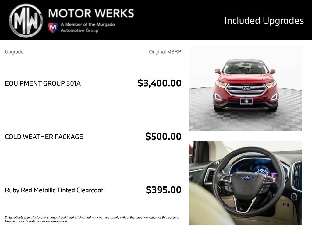 Used 2018 Ford Edge Titanium w/ Equipment Group 301A image 4