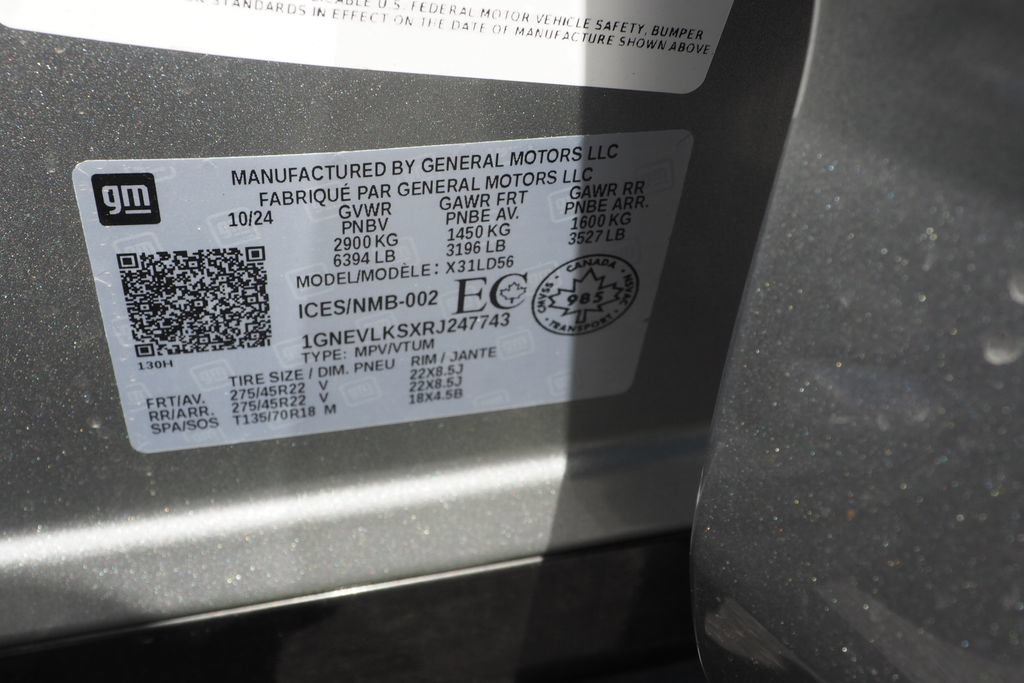 Used 2024 Chevrolet Traverse RS AWD/4WD image 32