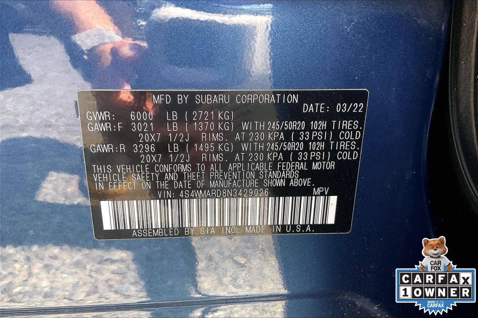 Used 2022 Subaru Ascent Touring AWD/4WD image 32