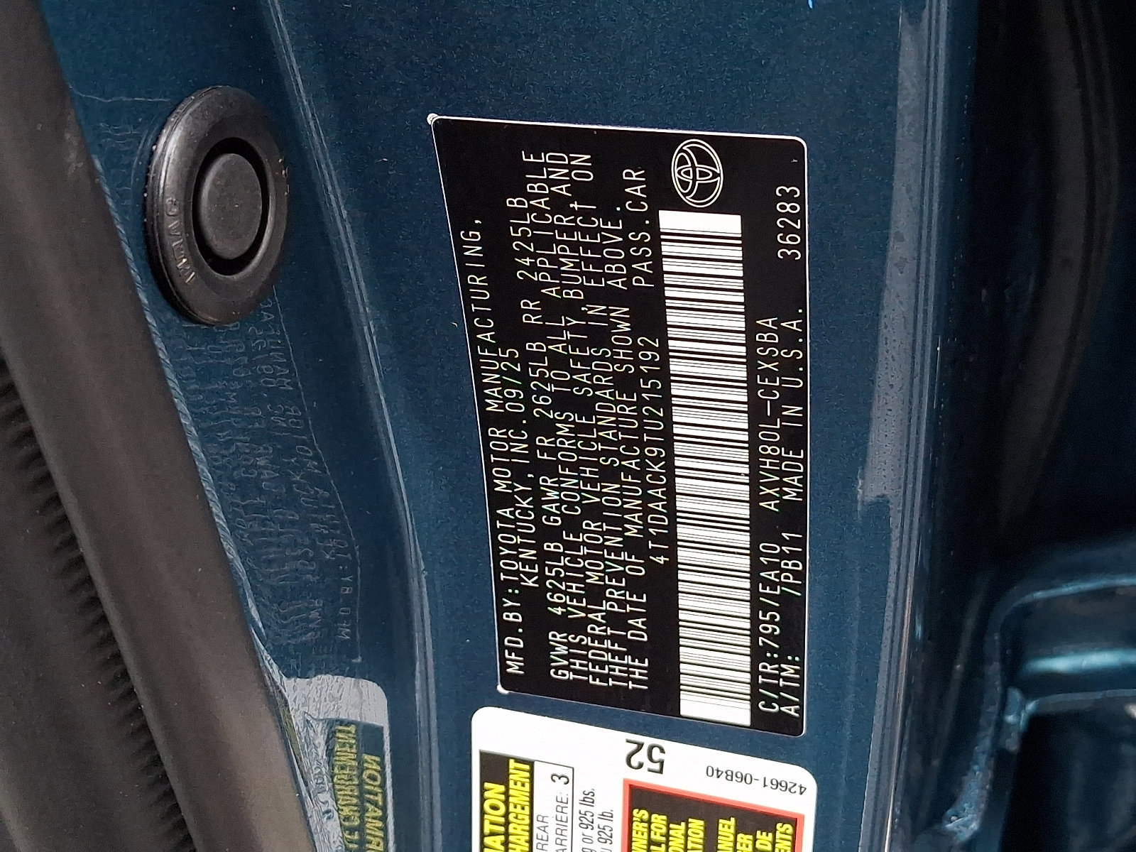 Used 2026 Toyota Camry SE FWD image 27