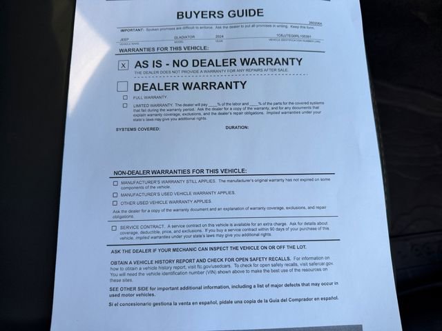 Used 2024 Jeep Gladiator Mojave image 39