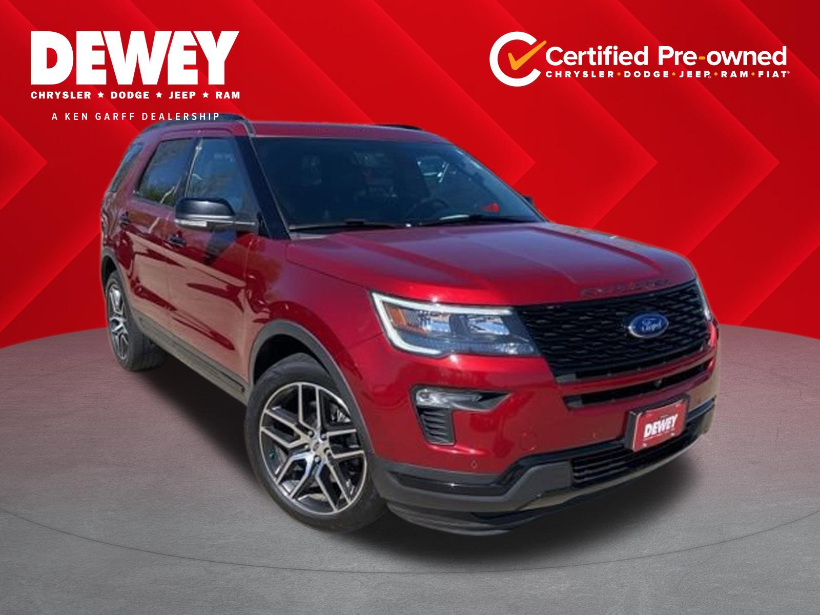 Used 2019 Ford Explorer Sport w/ Equipment Group 401A AWD/4WD image 1
