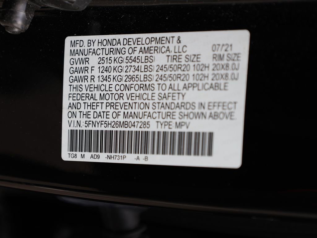 Used 2021 Honda Pilot Special Edition image 45