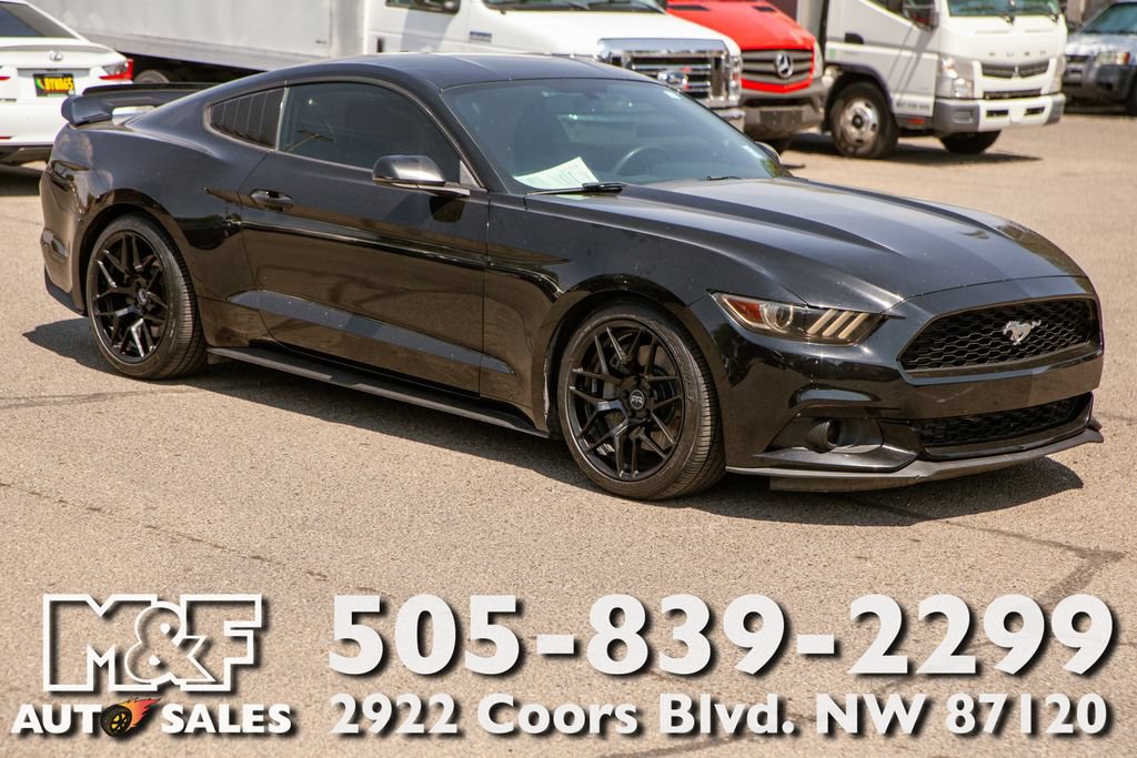 Used 2015 Ford Mustang Premium w/ Ecoboost Performance Package RWD image 1