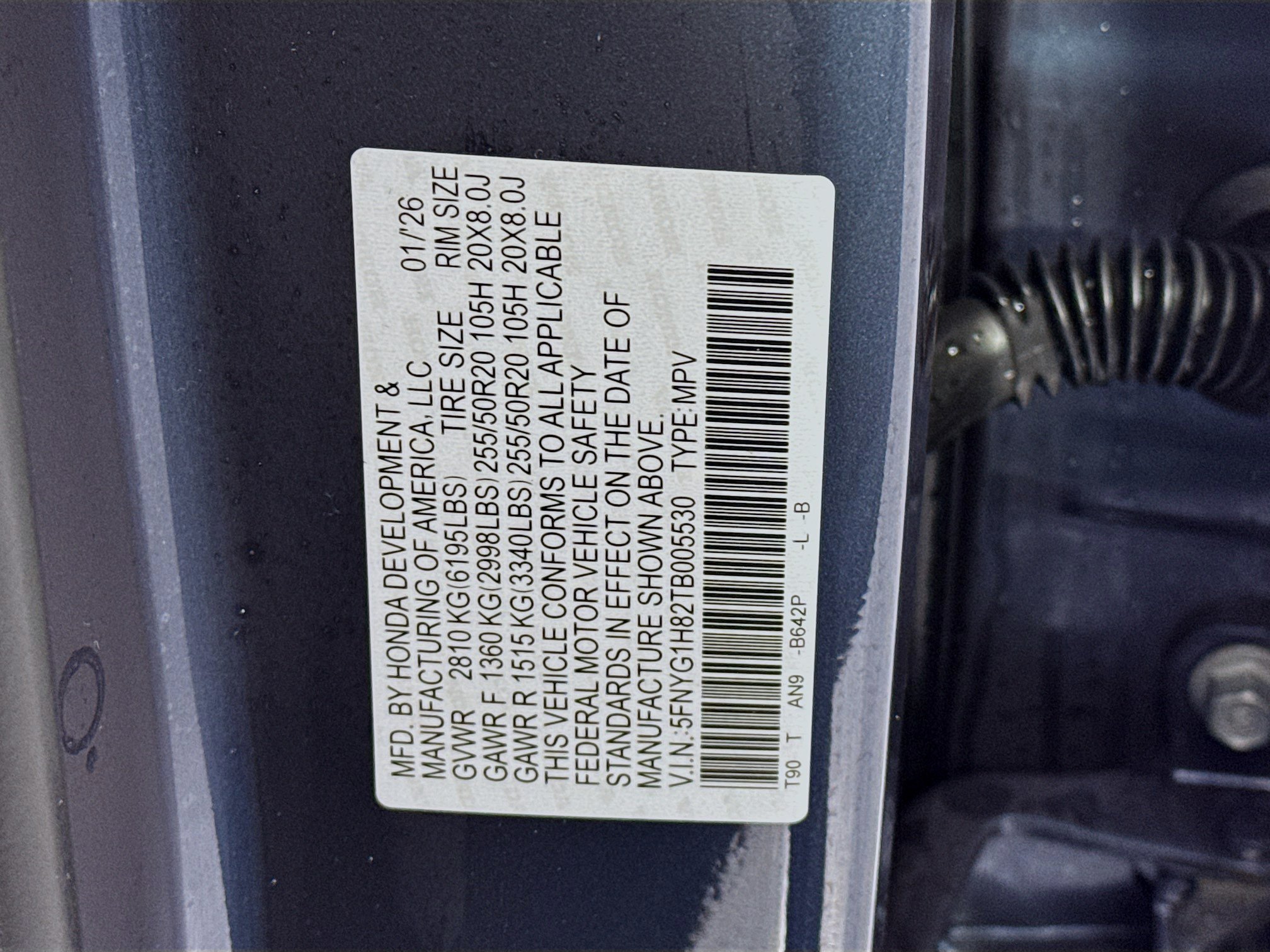 New 2026 Honda Pilot Elite image 34