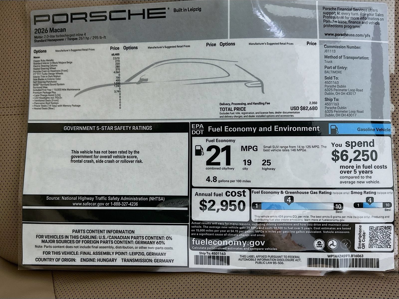 New 2026 Porsche Macan AWD/4WD image 48