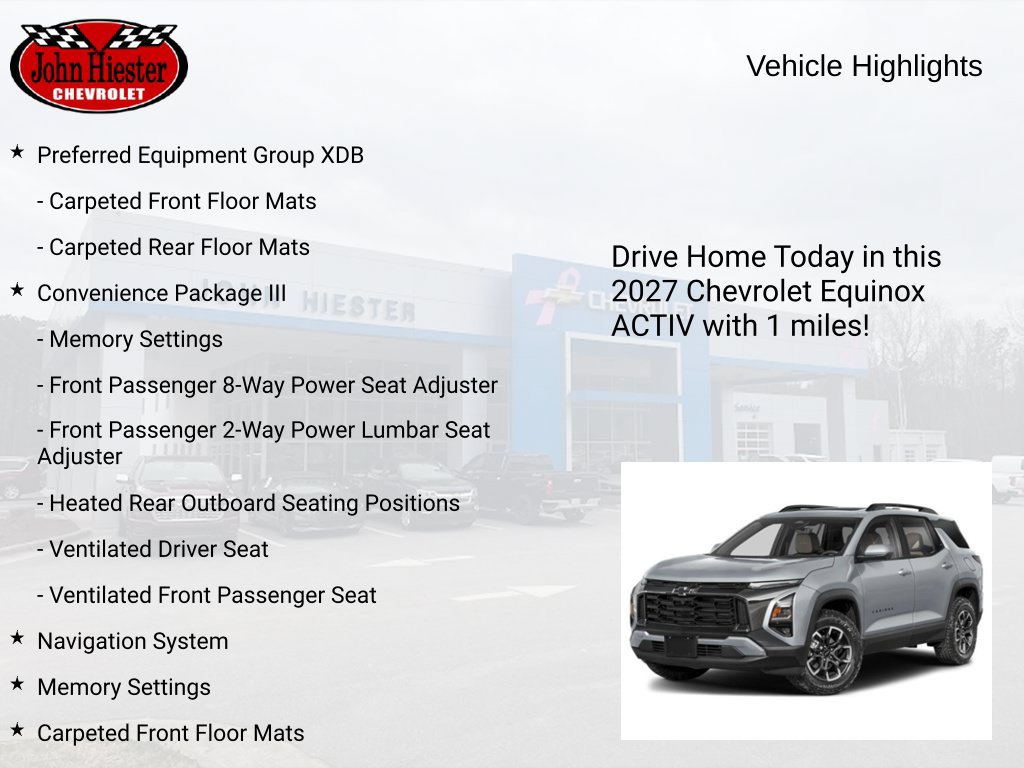New 2027 Chevrolet Equinox ACTIV w/ Convenience Package III FWD image 2