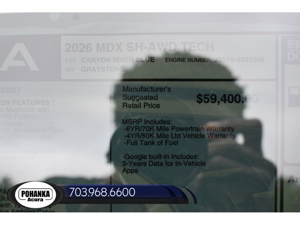 New 2026 Acura MDX w/ Technology Package AWD/4WD image 40