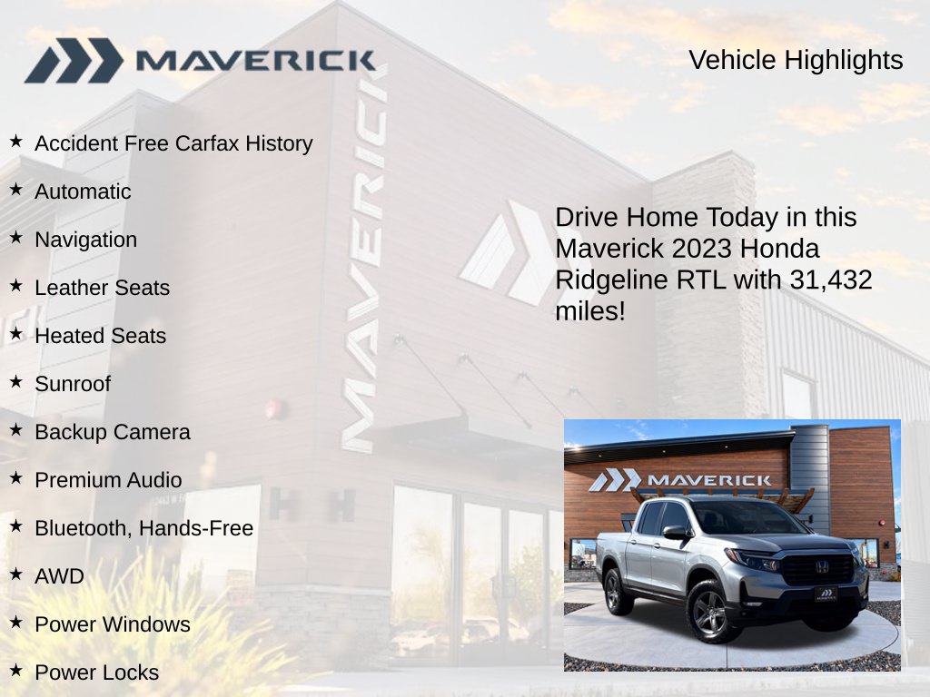Used 2023 Honda Ridgeline RTL image 5