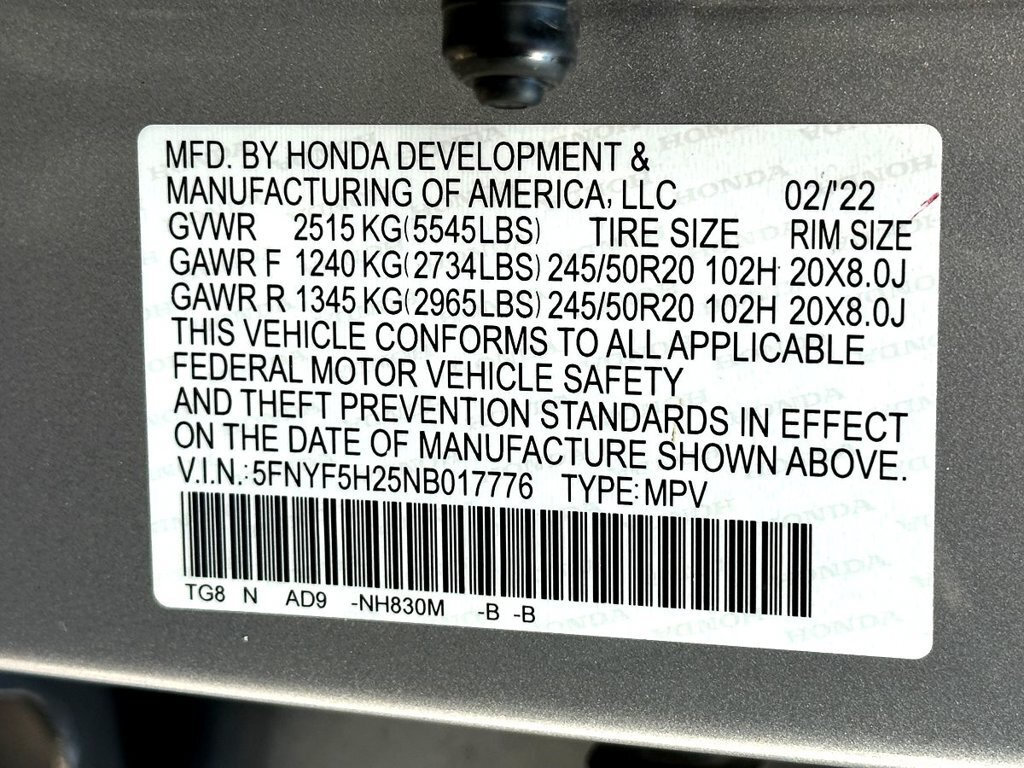 Used 2022 Honda Pilot Special Edition image 30