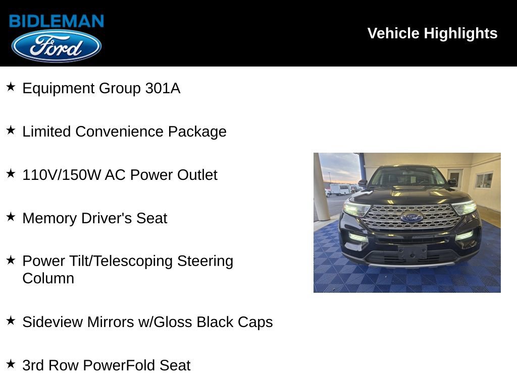 Used 2023 Ford Explorer Limited w/ Equipment Group 301A image 10