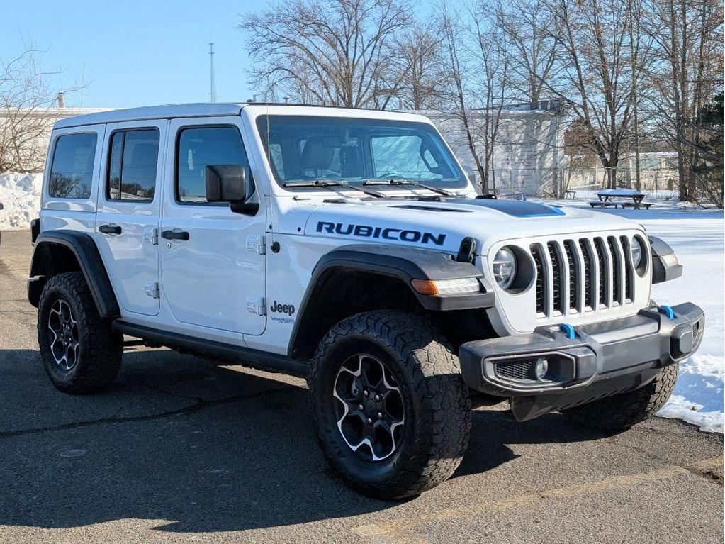 Used 2022 Jeep Wrangler Unlimited Rubicon 4xe w/ Cold Weather Group image 3