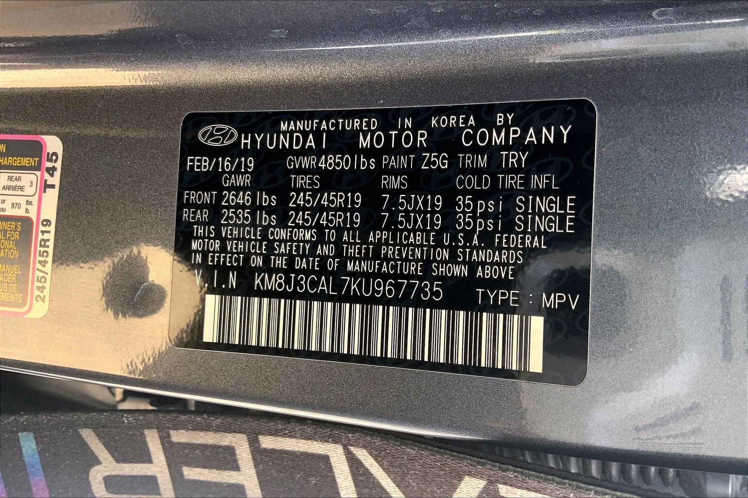 Used 2019 Hyundai Tucson Limited AWD/4WD image 36
