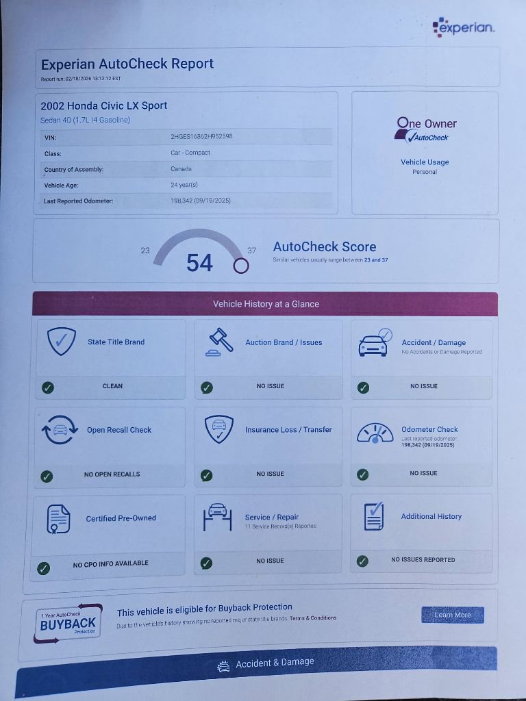 Used 2002 Honda Civic LX image 4