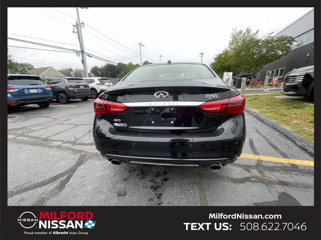 Used 2022 INFINITI Q50 Sensory w/ Cargo Package AWD/4WD image 2