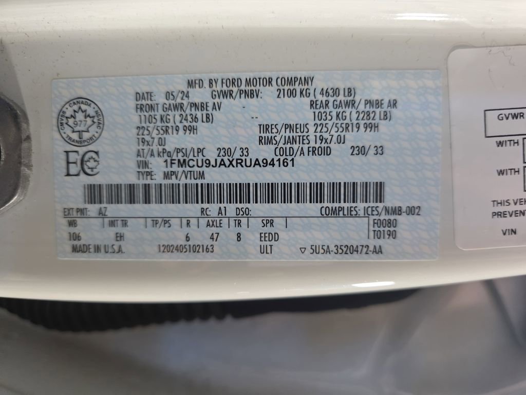 Used 2024 Ford Escape Platinum image 37