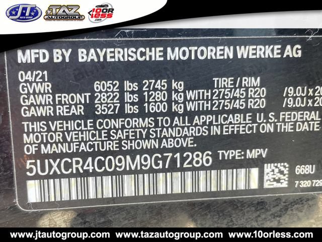 Used 2021 BMW X5 sDrive40i w/ Convenience Package RWD image 19