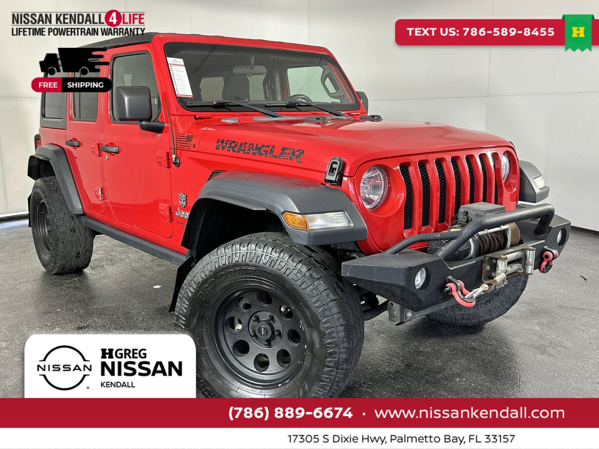 Used 2018 Jeep Wrangler Unlimited Sport S