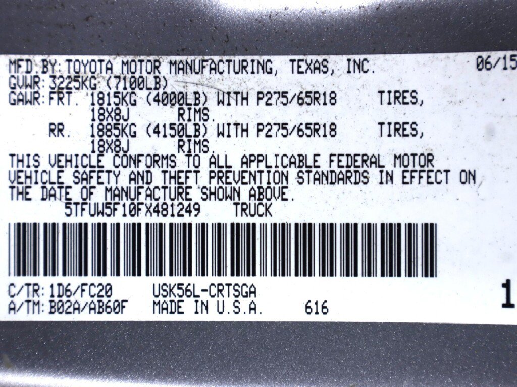 Used 2015 Toyota Tundra SR5 w/ SR5 Upgrade Package AWD/4WD image 46