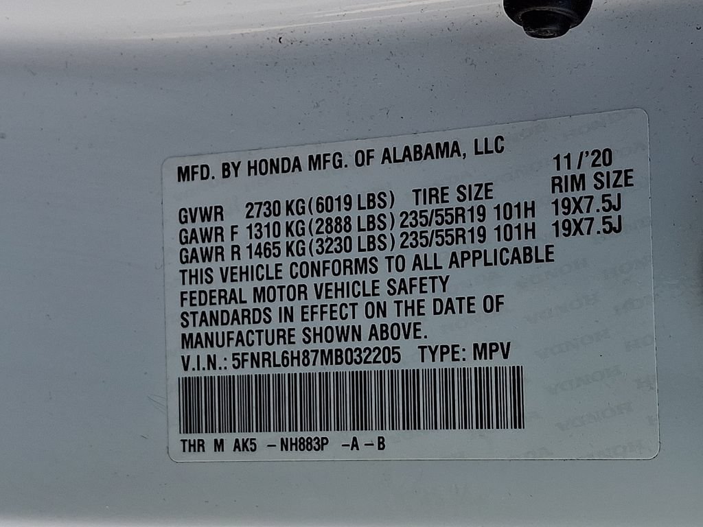 Used 2021 Honda Odyssey Touring image 27