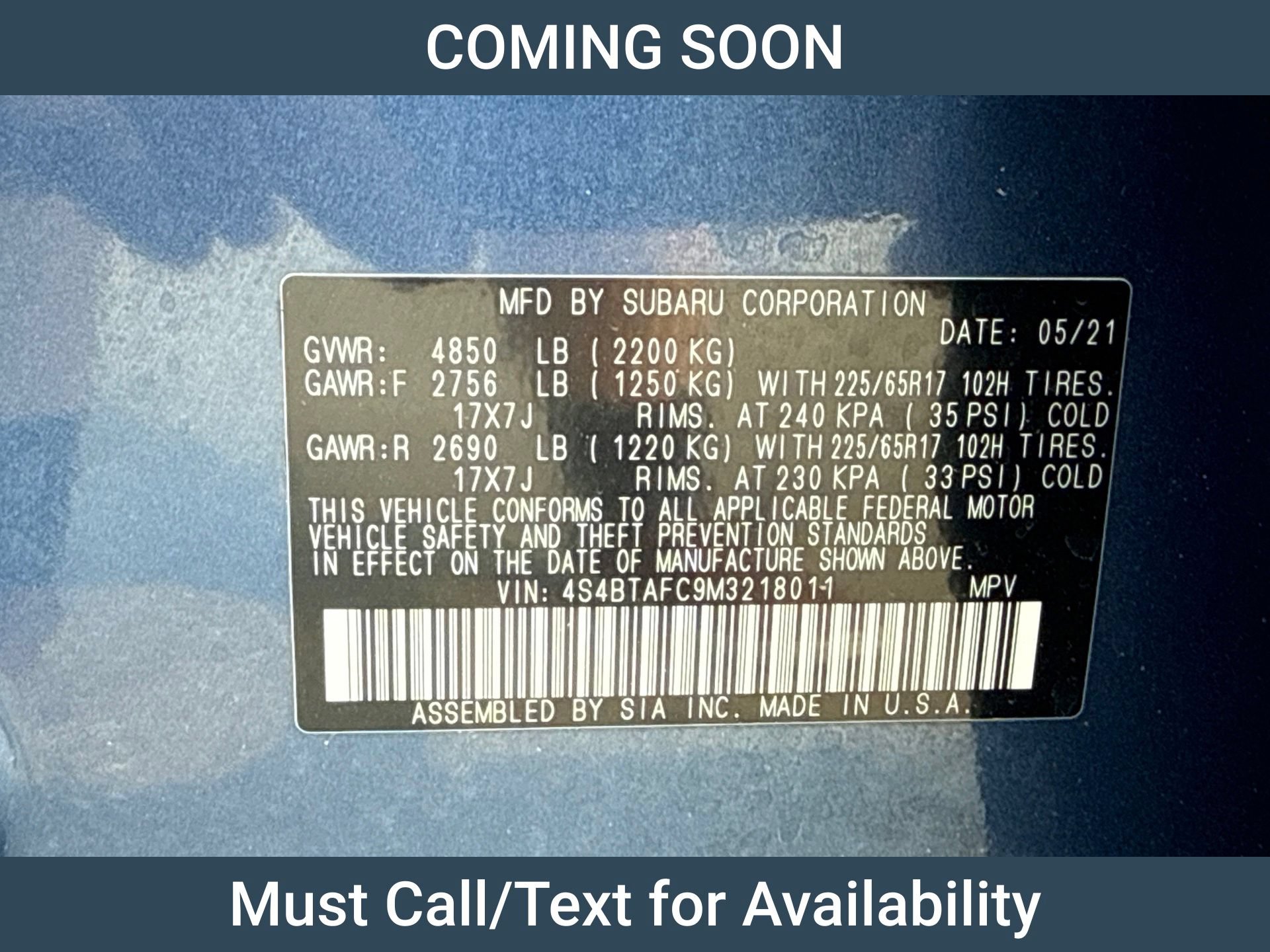 Used 2021 Subaru Outback Premium AWD/4WD image 12