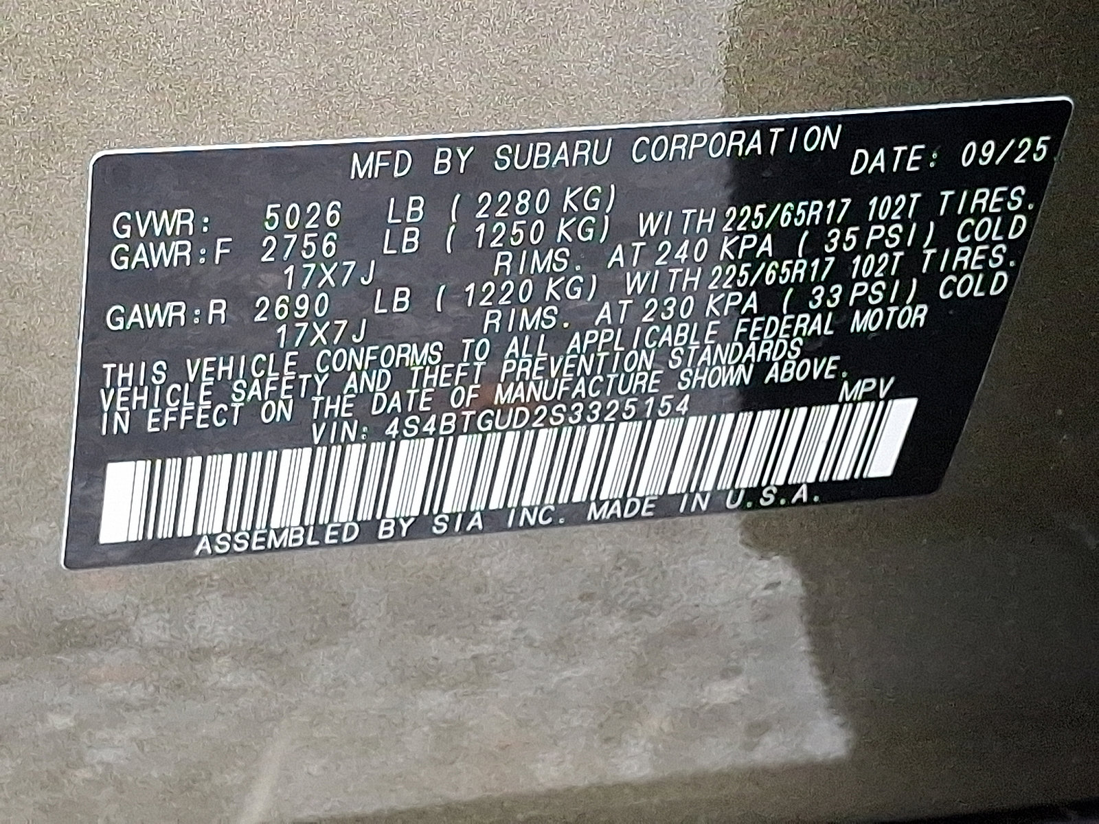 New 2025 Subaru Outback Wilderness image 14