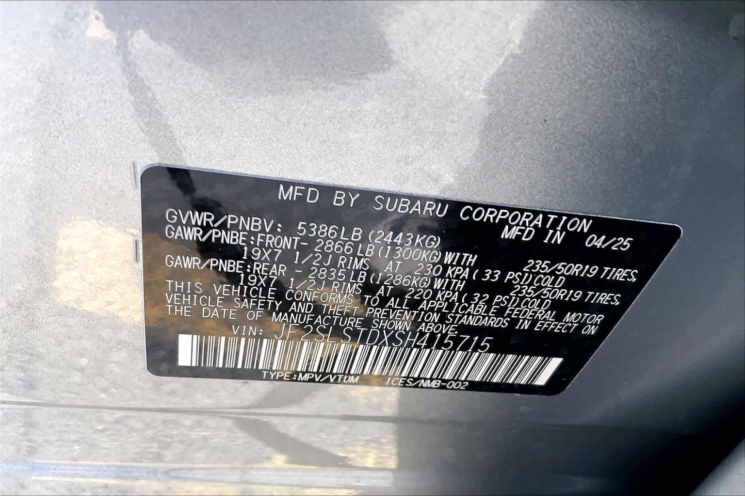 Used 2025 Subaru Forester Touring AWD/4WD image 37