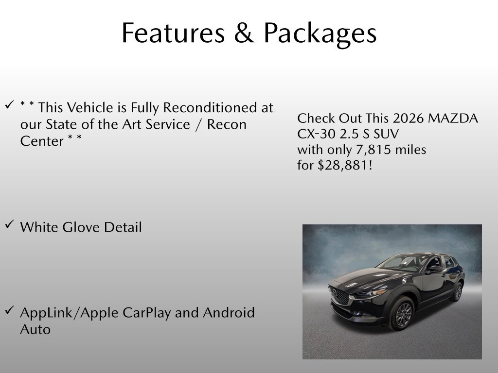 Certified 2026 MAZDA CX-30 AWD 2.5 S image 4
