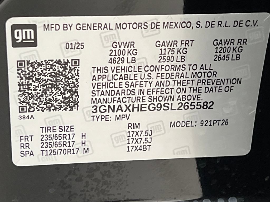 Used 2025 Chevrolet Equinox LT image 62