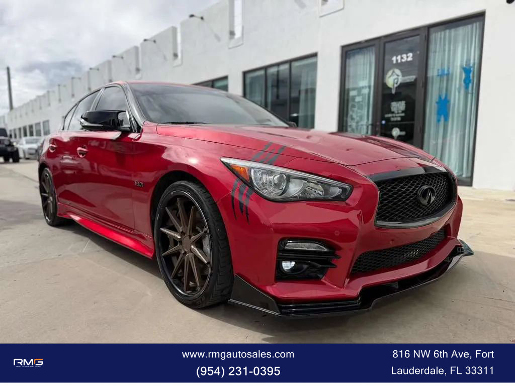 Used 2017 INFINITI Q50 Red Sport 400 image 4