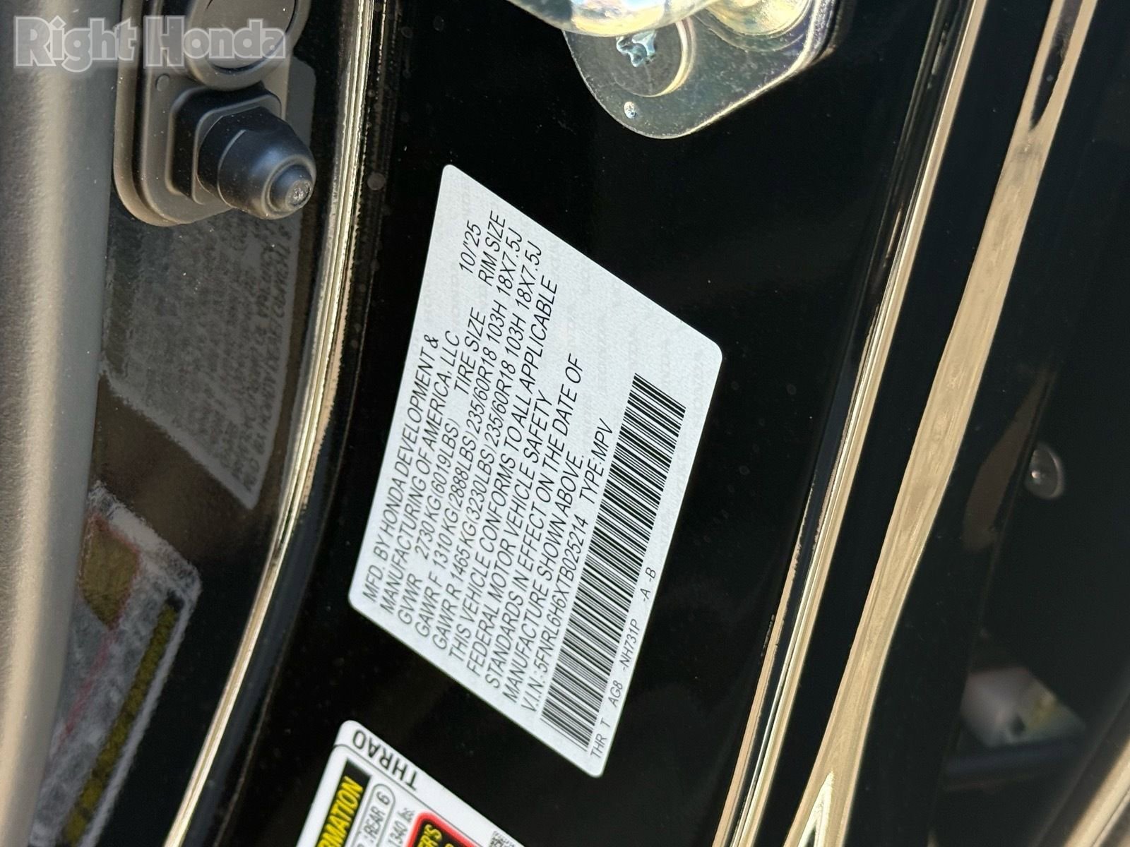 Certified 2026 Honda Odyssey EX-L image 36