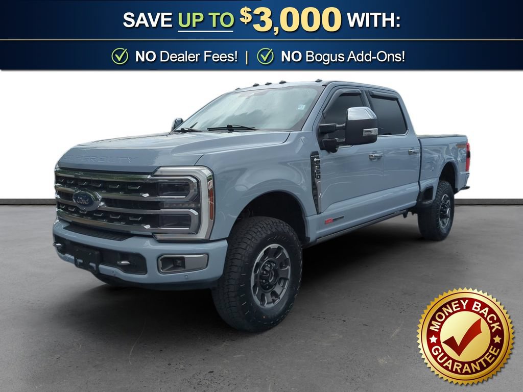 Certified 2024 Ford F350 Platinum w/ Tremor Off-Road Package AWD/4WD 360° Tour