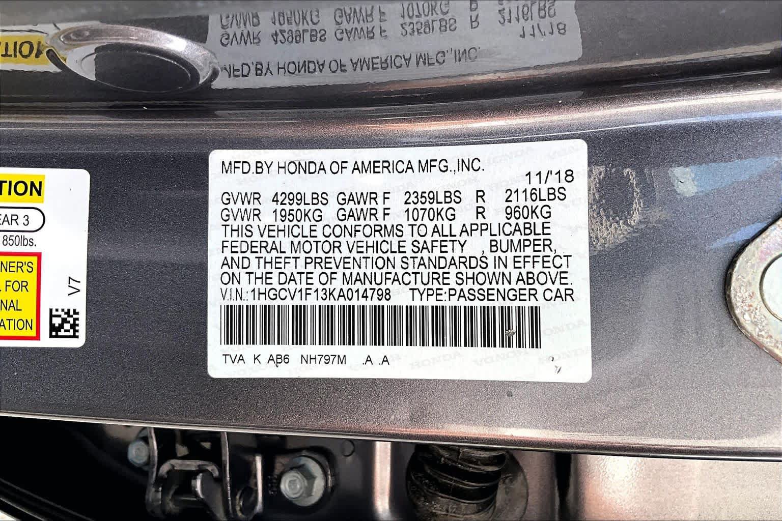 Used 2019 Honda Accord LX image 34