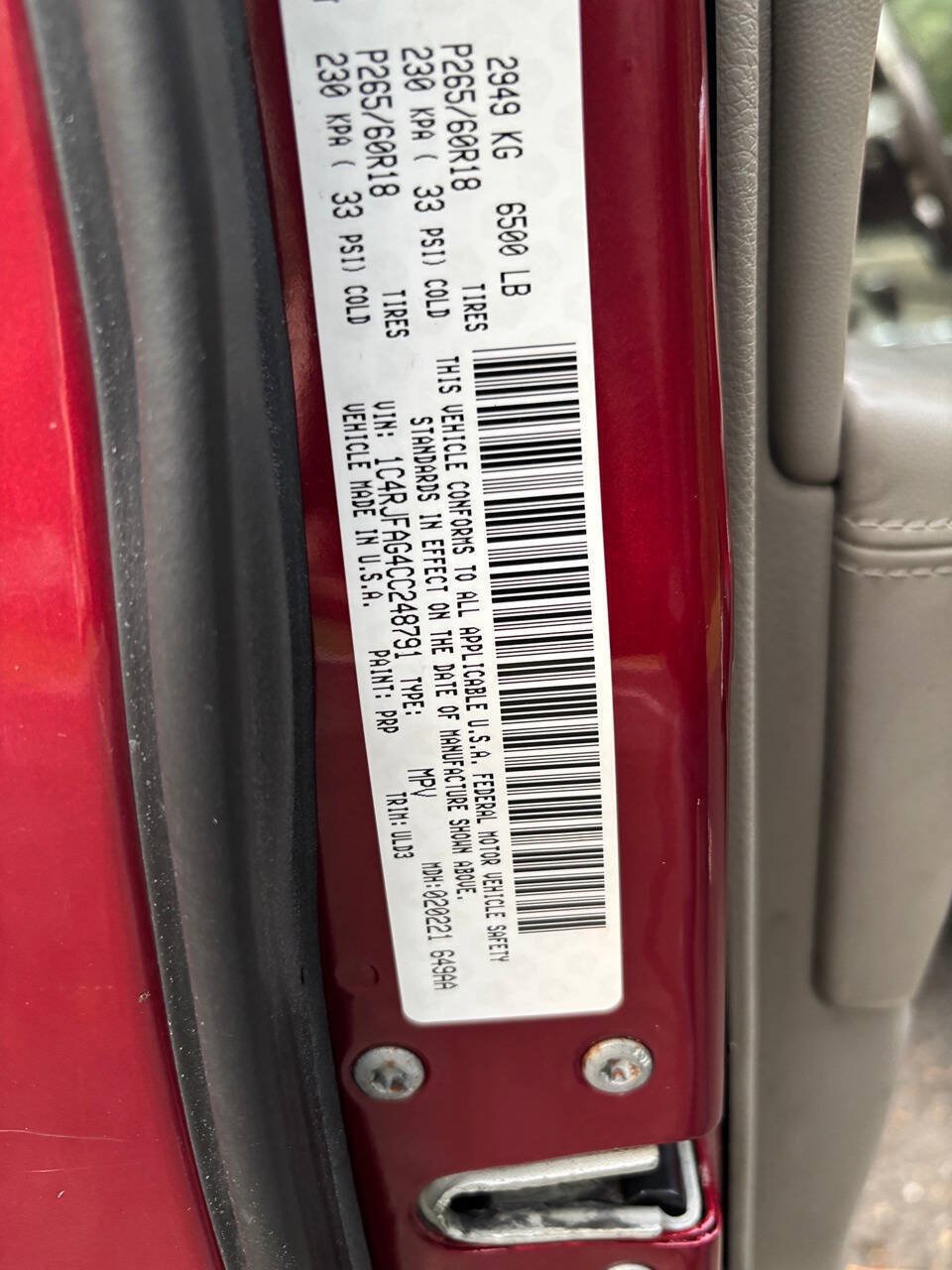 Used 2012 Jeep Grand Cherokee Laredo AWD/4WD image 11