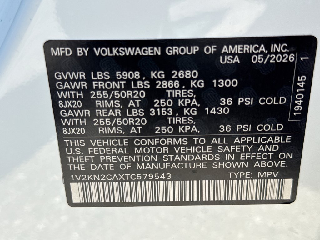 New 2026 Volkswagen Atlas SE AWD/4WD image 27