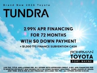 New 2026 Toyota Tundra SR5 AWD/4WD image 1