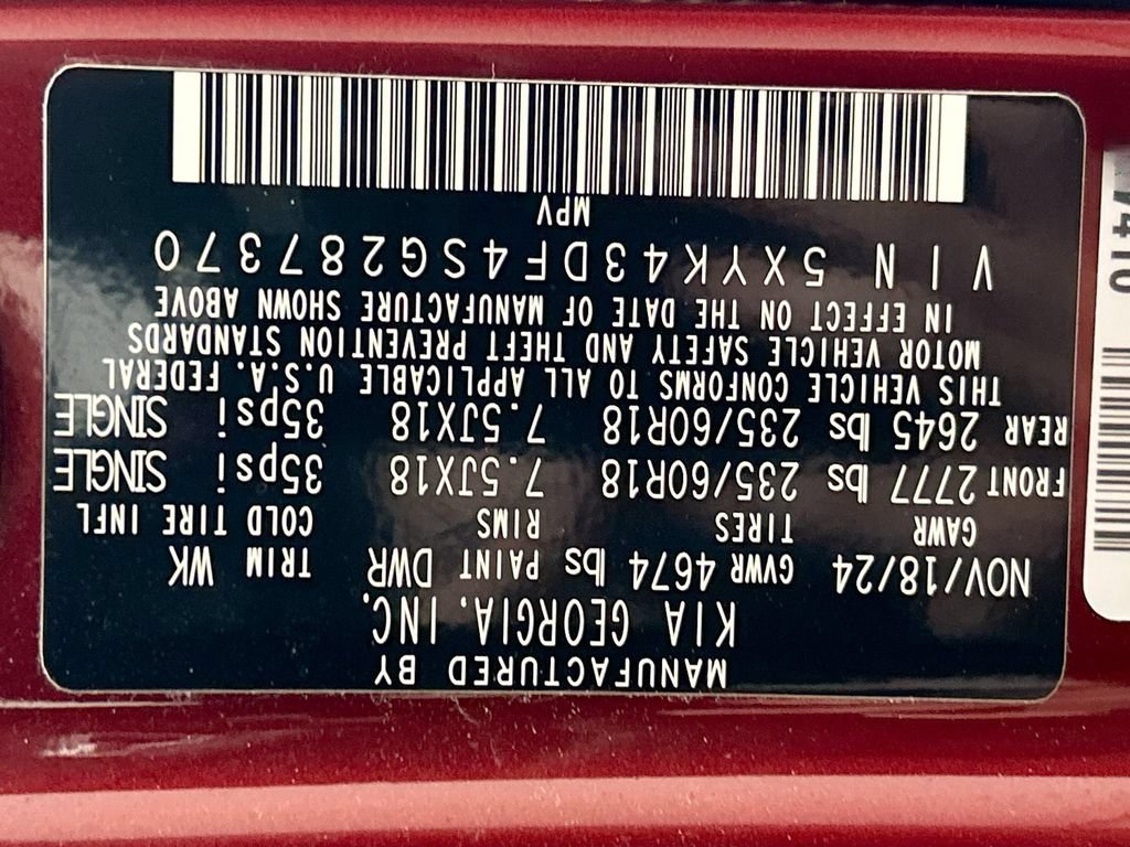 Used 2025 Kia Sportage SX FWD image 34