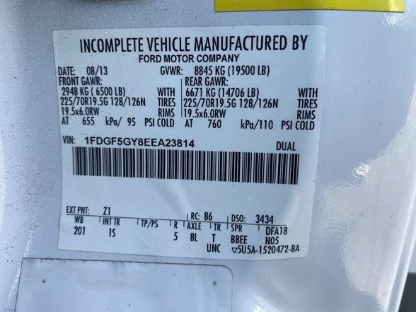 Used 2014 Ford F550 2WD Regular Cab Super Duty image 53