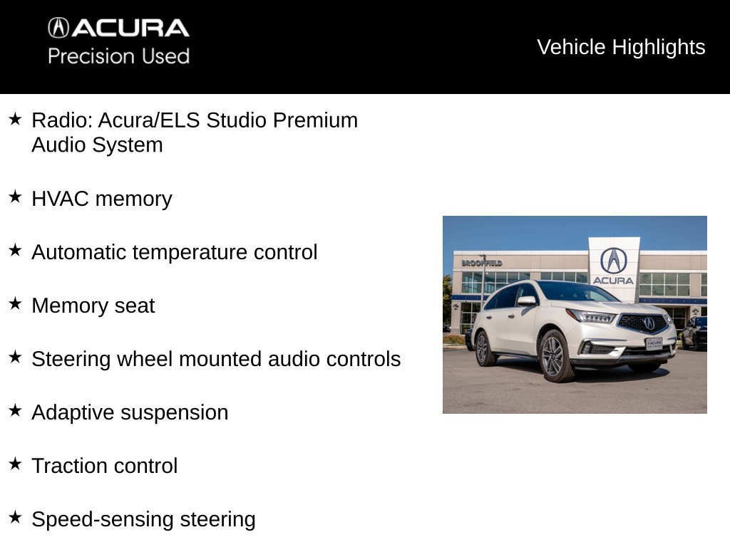 Used 2018 Acura MDX w/ Advance Package AWD/4WD image 9