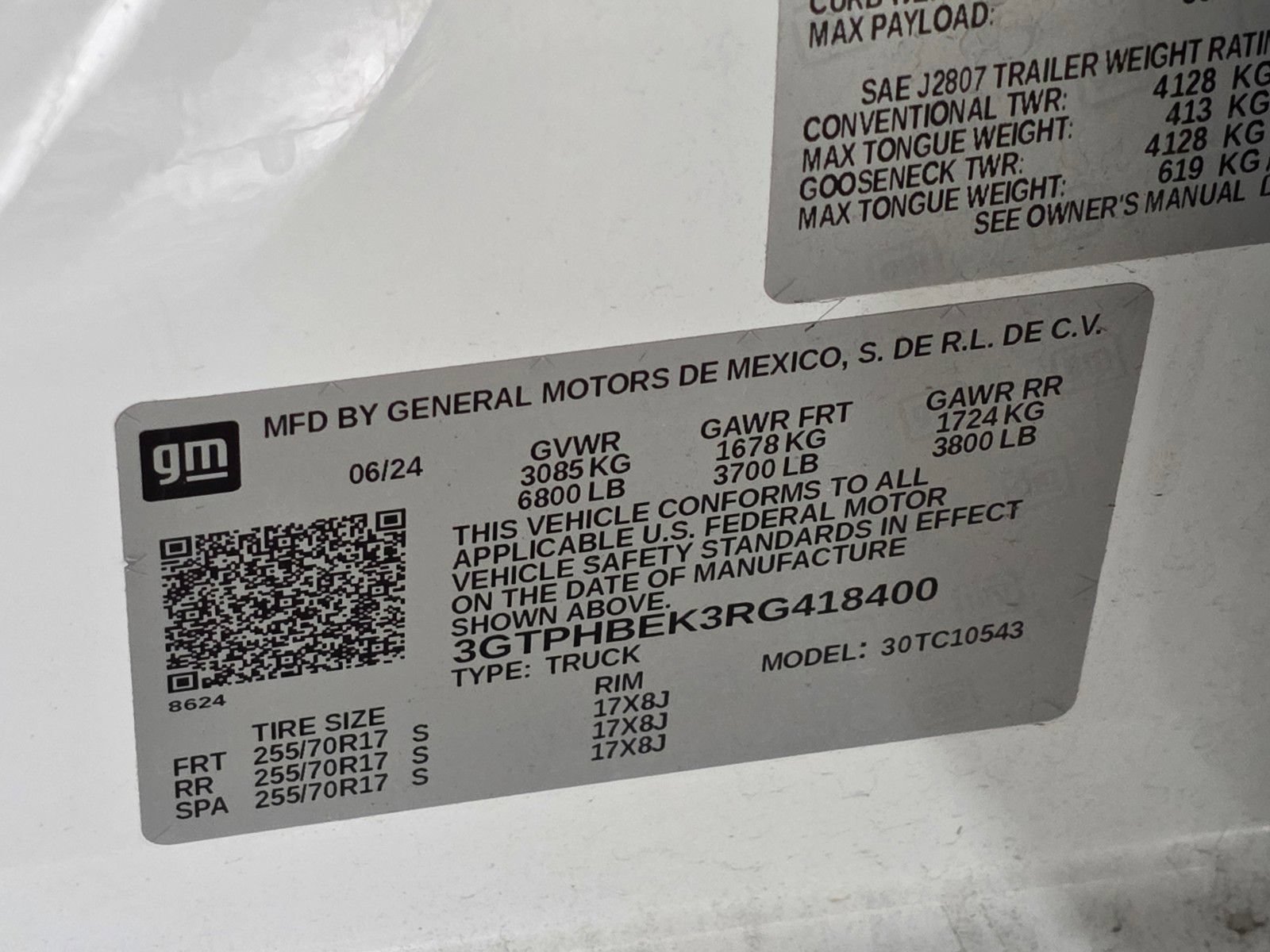 Used 2024 GMC Sierra 1500 SLE RWD image 36