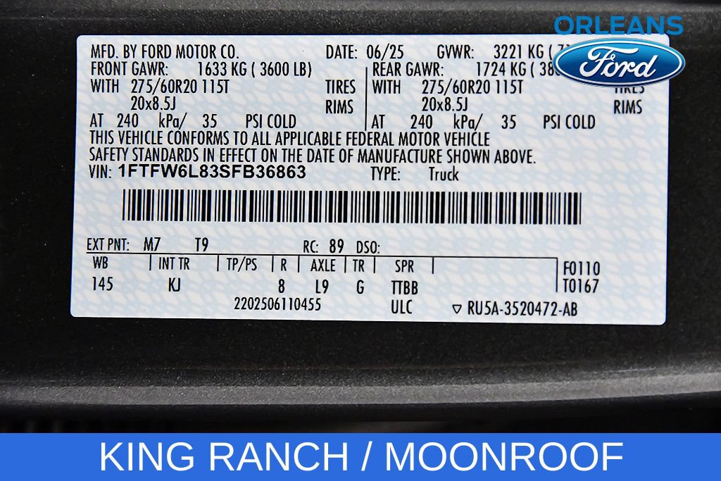 Used 2025 Ford F150 King Ranch AWD/4WD image 18